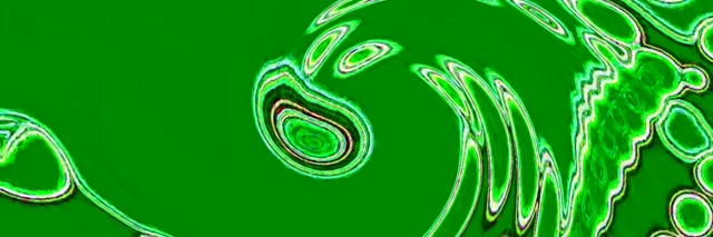 ネオントンネルグリーンスワールループ 3:1 トリプルワイド 60fps スクリーンセーバー VJLoops