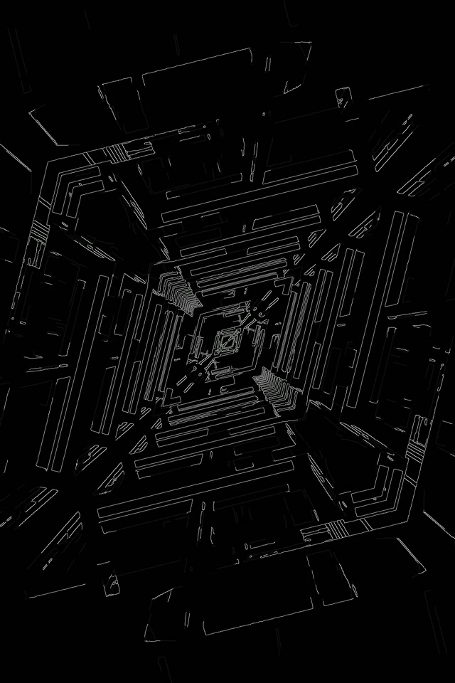 ネオントンネル ワイヤーフレーム サイファイ ボルテックス VJLoops 2:3 フォトポートレート 60fps スクリーンセーバー