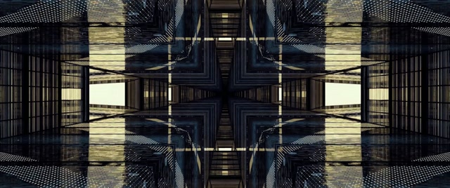 ネオントンネルミラーグリッド 2.39:1 Cinemascope 60fps スクリーンセーバー VJLoops