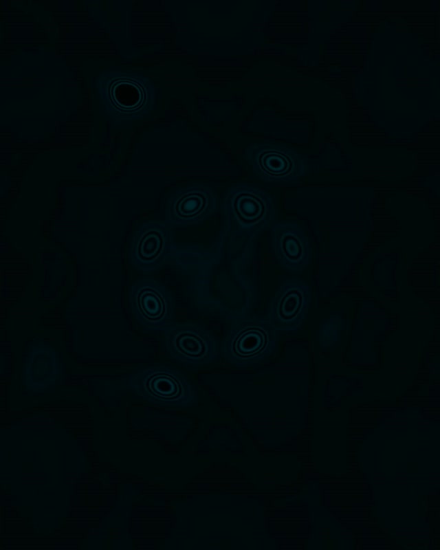 VJ Loop ネオントンネルティール流体曼荼羅4:5 Instagram 60fpsスクリーンセーバー