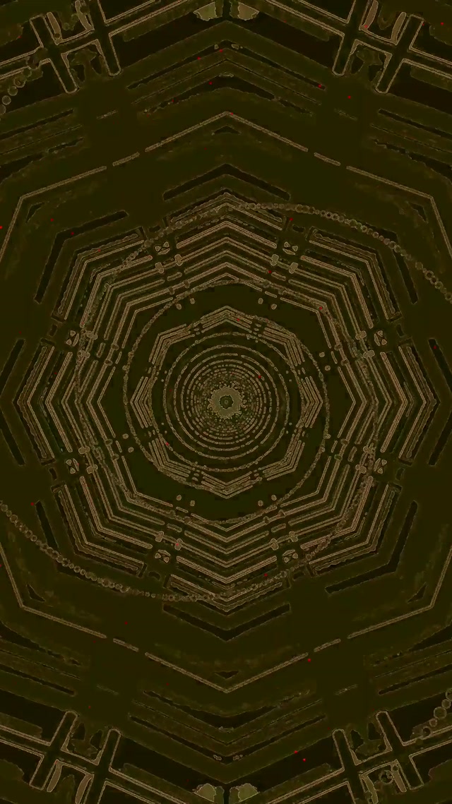 ネオン トンネル スパイラル オクタゴン ボルテックス グリーン VJ Loop 9:16 リール 60fps スクリーンセーバー