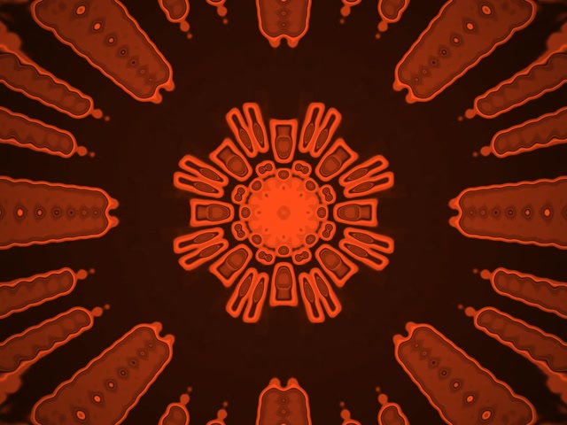 Radial Coffin Burst Neon Tunnel VJ Loop 4:3 Classic 60fps Screensaver