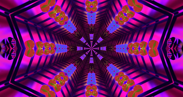 Neon Tunnel Screensaver Windows 10 | 4K UHD 60fps VJ Loop ვიზუალური ფონი