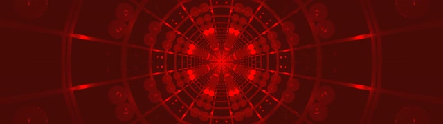 Red Neon Tunnel Kaleidoscope Burst VJ Loop 32:9 Super Ultrawide 60fps Screensaver