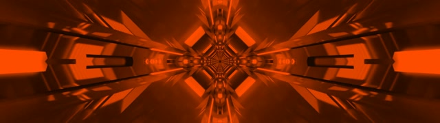 Red Neon Tunnel Kaleidoscope Vortex | 32:9 Ultrawide 60fps Screensaver Loop