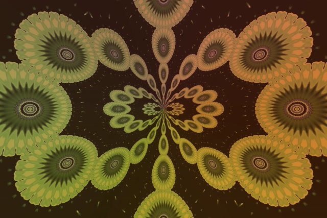 Fractal Kaleidoscope Neon Tunnel | VJ Loop 60fps 3:2 Screensaver