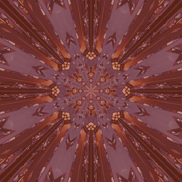 Radiant Neon Tunnel Kaleidoscope Burst | 1:1 Square 60fps VJ Loop Screensaver