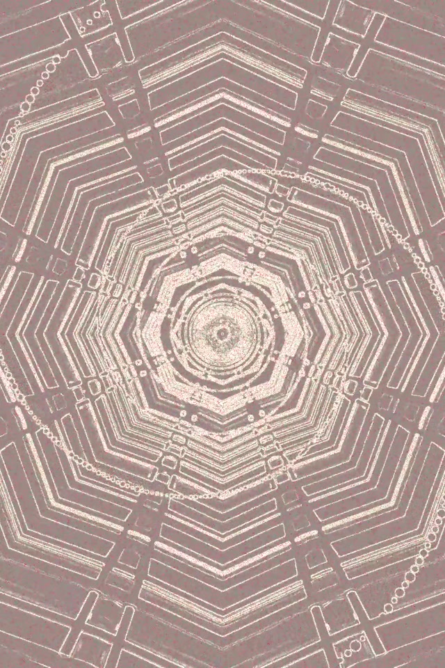 ნეონის გვირაბი რვაკუთხედი ლაბირინთი Loop | 2:3 ფოტო Portrait 60fps Screensaver Vj Loop