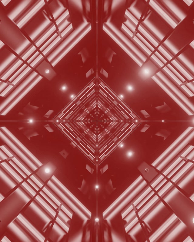 Red Neon Tunnel Diamond Vortex VJ Loop 4:5 Instagram 60fps ეკრანის დამცველი