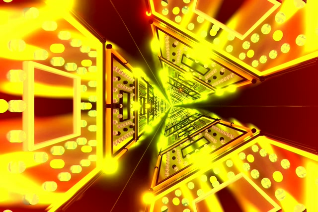 ნეონის გვირაბი PCB წრე ნათება VJLoops 3:2 Surface 60fps Screensaver