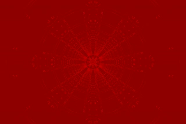 წითელი მანდალა ნეონის გვირაბი VJLoops 3:2 Surface 60fps ეკრანის დამცველი