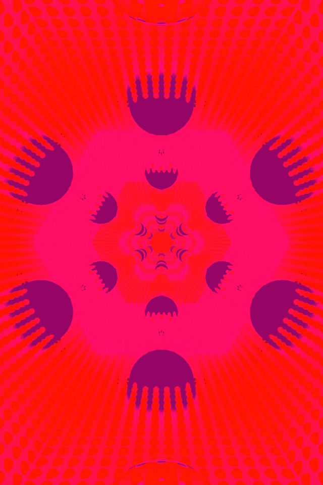 Neon Tunnel Hexagon Kaleidoscope Vj Loop 2:3 ფოტო PortraitMode 60fps ეკრანის დამცველი