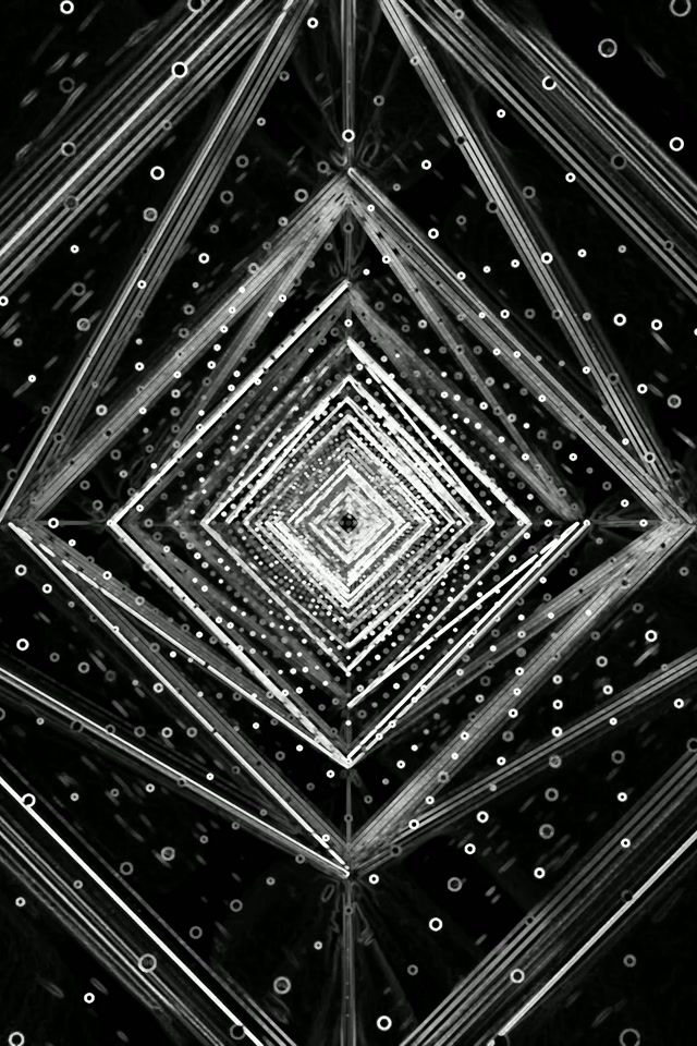 ნეონის ტუნელი ალმასი ვორტექსი VJ Loop 2:3 Photo Portrait 60fps ScreenSaver