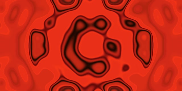 Neon Tunnel Red Hexagon Pulse Vj Loop 2:1 Univisium 60fps Screensaver