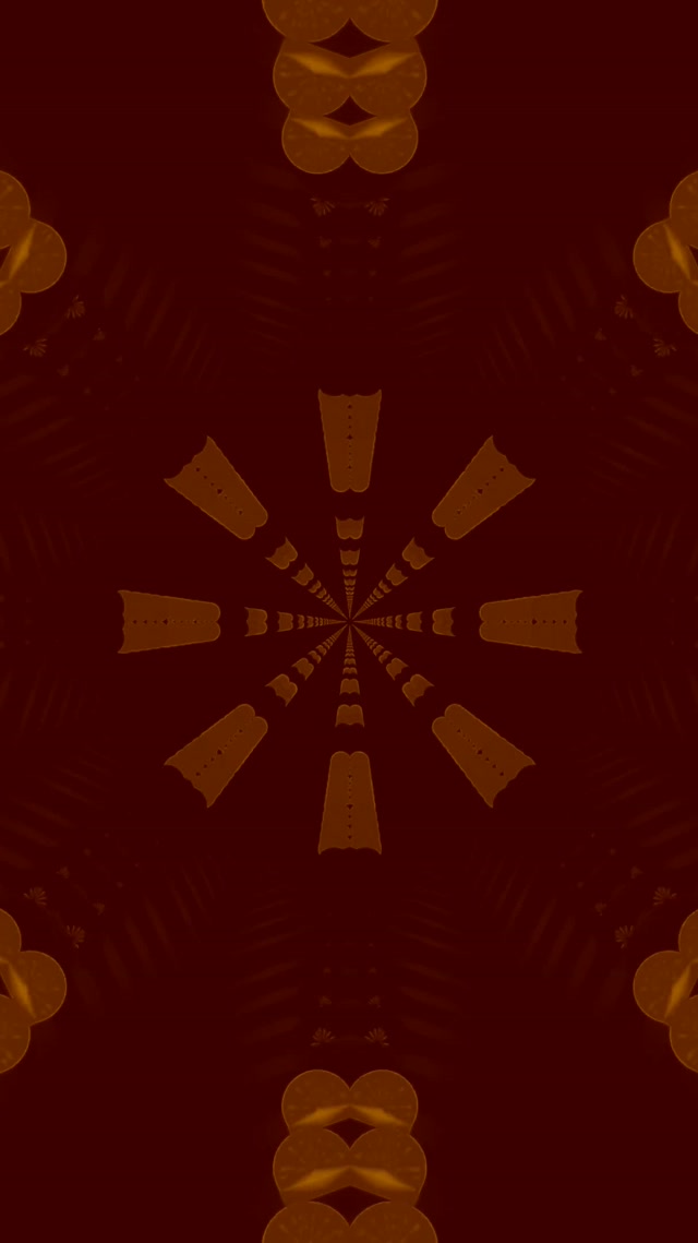 Neon Tunnel Fractal Kaleidoscope 9:16 Reels 60fps Screensaver Vj Loop