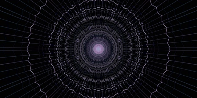 Neon Tunnel Purple Web Vortex Vj Loop 2:1 Univisium 60fps Screensaver