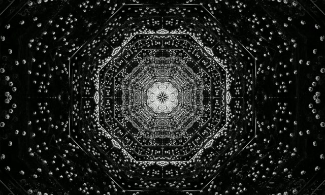 Fractal Octagon Neon Tunnel Vj Loop 60fps 5:3 Wide Screensaver