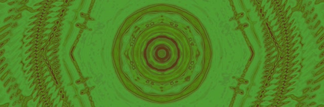 Neon Tunnel Green Concentric Rings 3:1 Triple Wide 60fps Screensaver Vj Loop