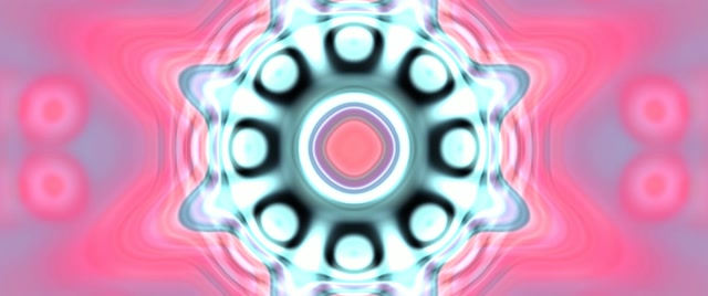 Pulsating Neon Tunnel Kaleidoscope Loop 2.39:1 Cinemascope 60fps VJ Animation Screensaver