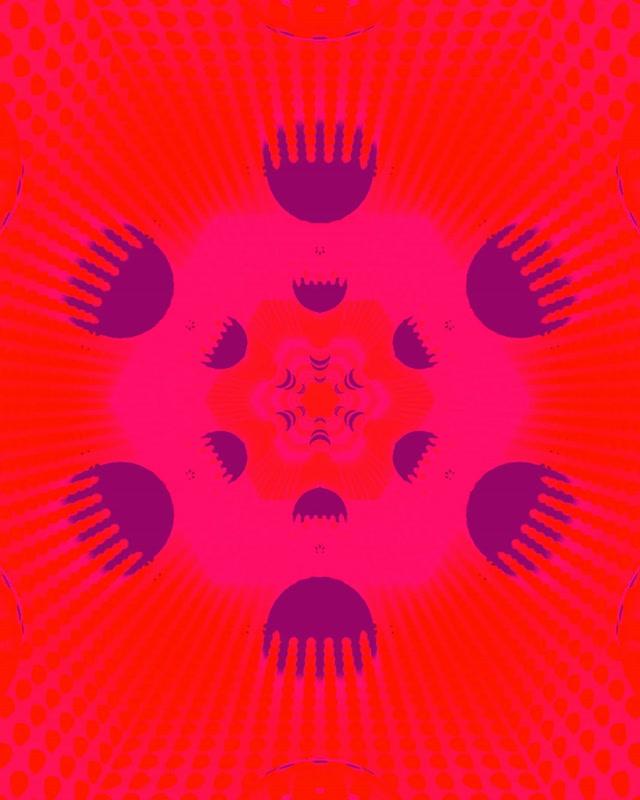 네온 터널 헥사곤 만화경 60fps VJ Loop 4:5 Instagram 화면보호기