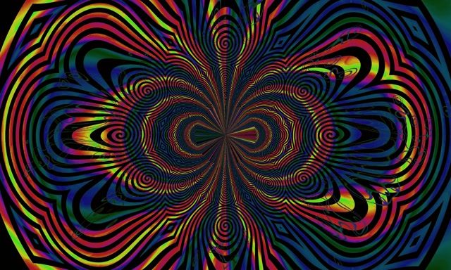 네온 터널 스파이럴 만화경 VJLoops 5:3 와이드 60fps 화면보호기