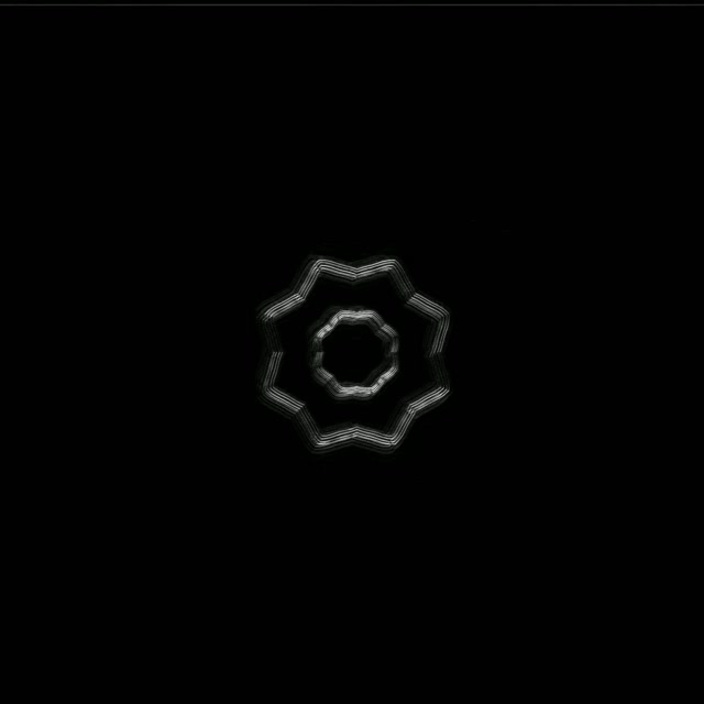 네온 터널 옥타곤 기어 Loop | Vj loop | 1:1 정사각 60fps 화면보호기