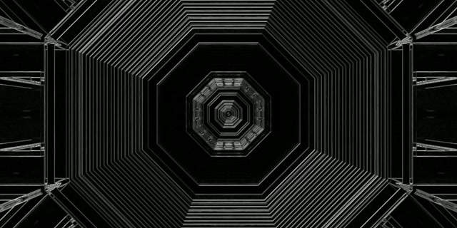 네온 터널 팔각형 소용돌이 VJ Loop 2:1 Univisium 60fps 화면보호기