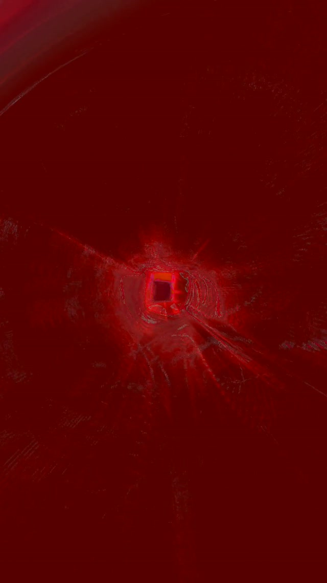 Red Square Neon Tunnel VJ Loop 9:16 Reels 60fps Screensaver