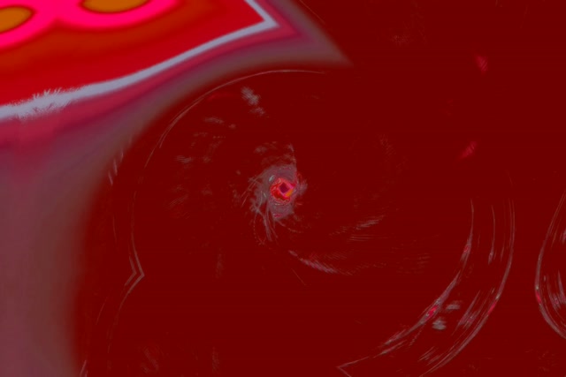 Pulsating Red Neon Tunnel Vortex - 3:2 Surface 60fps Screensaver Loop