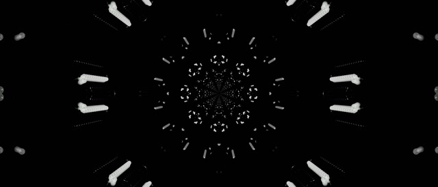 Neon Tunnel Fractal Kaleidoscope Burst VJ Loop 21:9 Ultrawide 60fps Screensaver