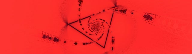 Red Neon Tunnel Spiral Triangle Vortex 32:9 Super Ultrawide 60fps Screensaver Vj Loop