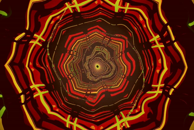 Neon Tunnel Spiral Vortex Red 3:2 surface 60fps Screensaver Vj Loop