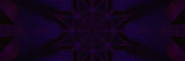 Neoninis Tunelis Violetinės Žvaigždės Sprogimas VJ Loop 3:1 Triple Wide 60fps Ekrano užsklanda