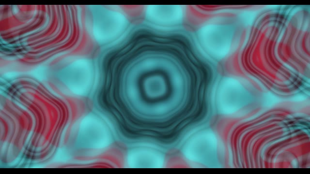 Neon Tunnel 60fps with Concentric Rings and Psychedelic Cyan Pink Patterns