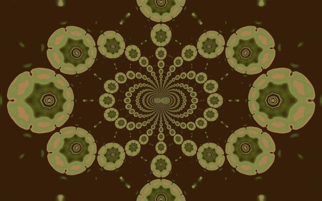 Neoninio Tunelio Fraktalus Mandala 16:10 MacBook 60fps Ekrano Užsklanda Vj Loop