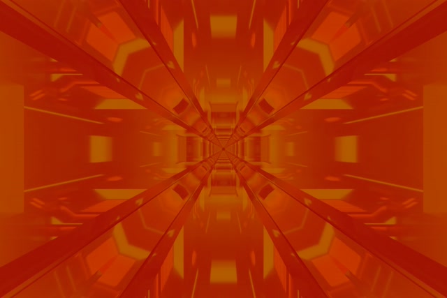 Auksinis Neon Tunelis VJ Loop Kaleidoskopas Veidrodis 3:2 Surface 60fps Ekrano užsklanda