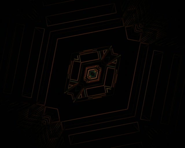 Neon Tunelio Besisukantis Deimanto Sūkurys VJLoops 5:4 Industrial 60fps Ekrano užsklanda