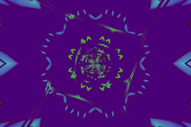 Neono Tunelis Žvaigždės Kaleidoskopas 3:2 surface 60fps VJ loop ekrano užsklanda