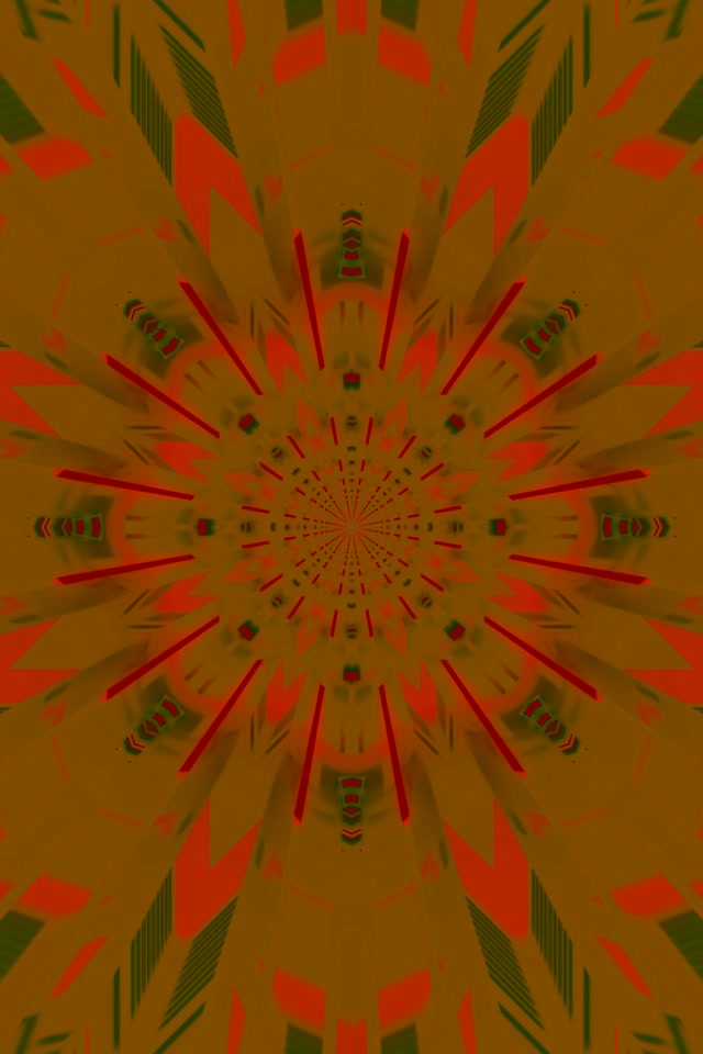 Neon Tunelis Kaleidoskopas Sprogimas VJ Loop 2:3 Nuotrauka Portretinis 60fps Ekrano Užsklanda