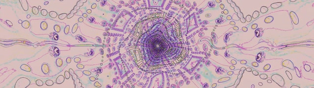 Neon Tunelis Fraktalo Mandala Sūkurys 32:9 Ultrawide 60fps Ekrano užsklanda VJLoops