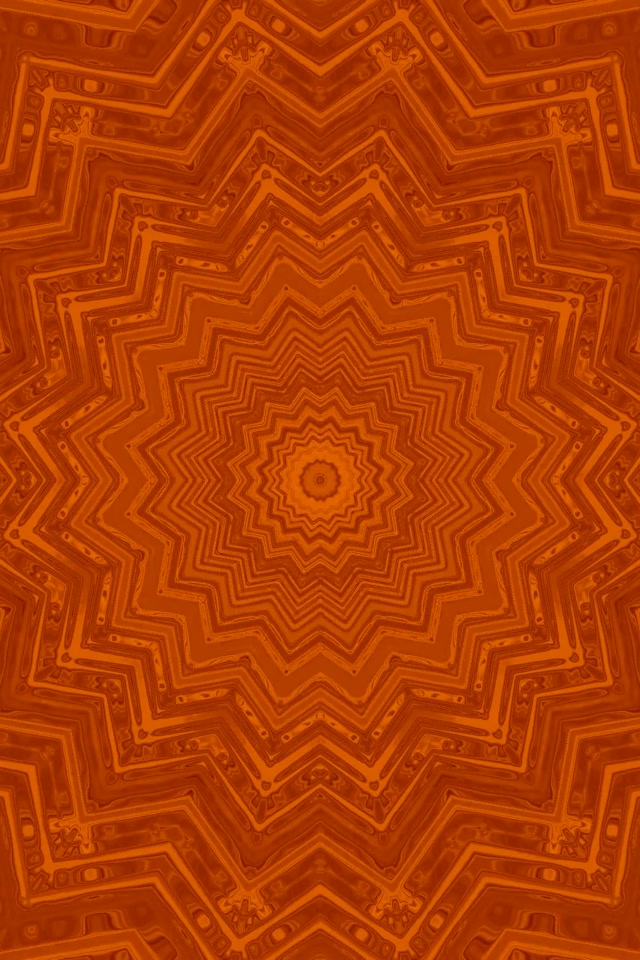 Neon Tunelis Oranžinės Žvaigždės Kaleidoskopas VJ Loop 2:3 Foto Portretas 60fps Ekrano užsklanda