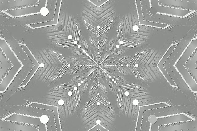 Sidabrinė Snaigė Neoninės Šviesos Tunelis Ekrano Užsklanda 3:2 Surface 60fps VJ Loop