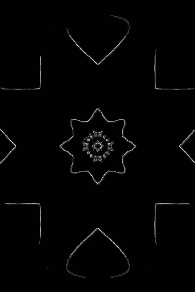 Neono Tunelio Tamsi Snaigės Mandala 2:3 Foto Portretas 60fps Ekrano Užsklanda VJ Loop