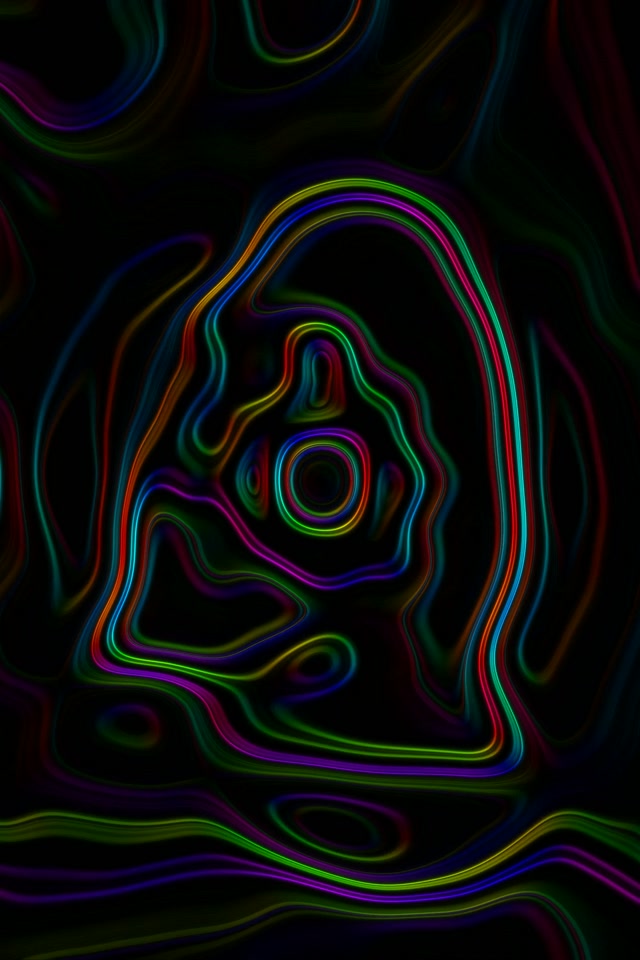 Neon Tunelis Sukantis Sūkurys 2:3 Photo Portrait 60fps Ekrano užsklanda Vj Loop