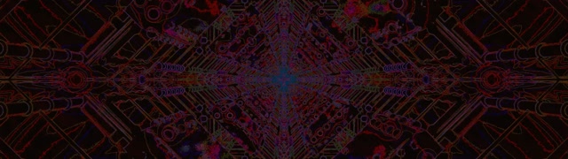 Neoninio Tunelio Kaleidoskopas Raudonas Grandinės 32:9 Super Ultrawide 60fps Ekrano Užsklanda Vj Loop