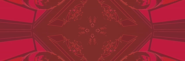 Raudonas Deimantas Kaleidoskopas Neono Tunelis Vj Loop 3:1 Trigubai Platus 60fps Ekrano Užsklanda