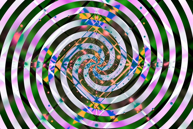 Neoninis Tunelis Spiralės Sūkurys 3:2 Surface 60fps Ekrano užsklanda Vj Loop