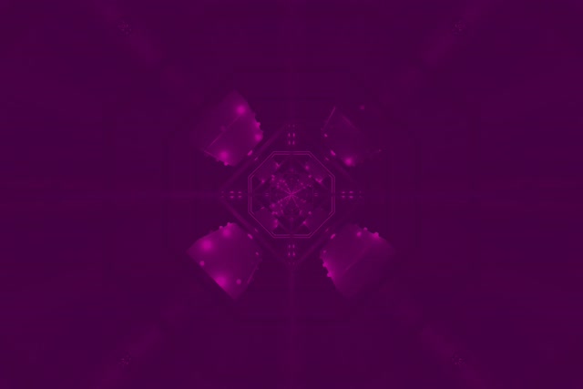 Violetinis Neon Tunelis Fraktalas Ekrano užsklanda 3:2 Surface 60fps VJ Loop