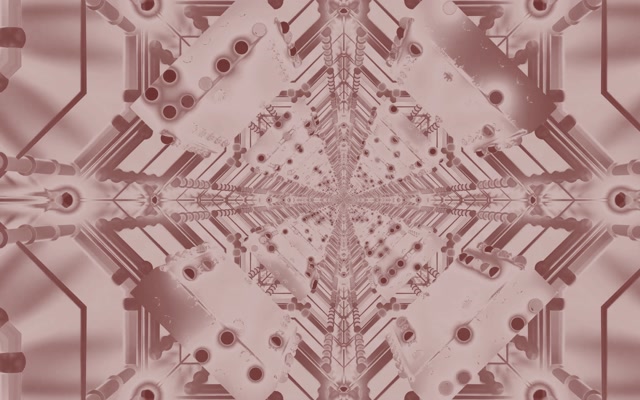 VJLoops Neon Tunelis Rožės Kaleidoskopas 16:10 Macbook 60fps Ekrano Užsklanda