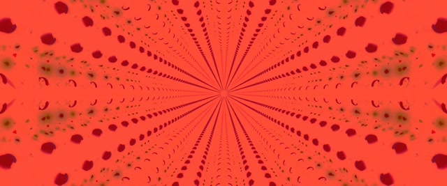 Radial Dots Burst Neon Tunnel VJ Loop 2.39:1 Cinemascope 60fps Screensaver